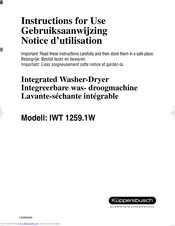 Küppersbusch IWT 1259.1W Instructions For Use Manual