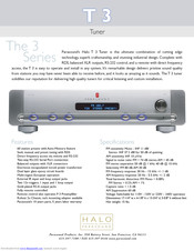 Parasound Halo T 3 Specifications