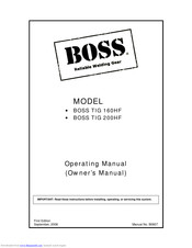 Boss TIG 200HF Operating Manual