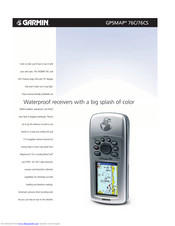 Garmin GPSMAP 76C Specification Sheet