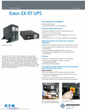 Eaton Pulsar EX RT 5000 Quick Manual