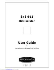 Rangemaster SxS 663 User Manual & Installation & Service Instructions