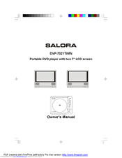 Salora DVP-7021TWIN Owner's Manual
