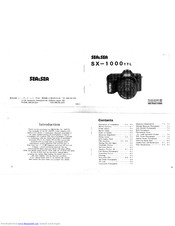 Sea and Sea SX-1000TTL Instructions Manual