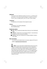 Foxconn Flat Panel Monitor User Manual