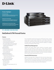 D-Link NetDefend DFL-260E Datasheet