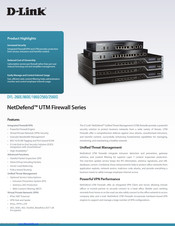 D-Link NetDefend DFL-260E Datasheet