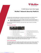 McAfee IFO-M65K-ISAA - Network Security Platform M-6050 Failover Quick Start Manual