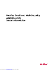 McAfee MSA-3400-SWGI - Web Security Appliance 3400 Installation Manual