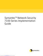 Symantec 7160 Implementation Manual
