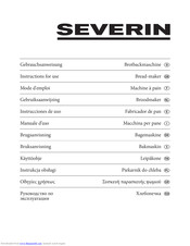 Severin Bread maker Instructions For Use Manual