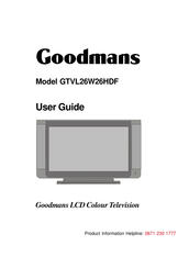 Goodmans GTVL26W26HDF User Manual