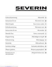 Severin Microwave Oven Instructions For Use Manual