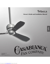 Casablanca Tribeca Owner's Manual And Installation Manual