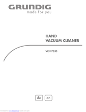 Grundig VCH 7630 Instruction Manual