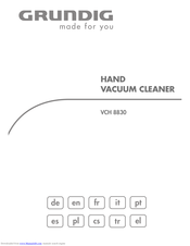 Grundig VCH 8830 Instruction Manual