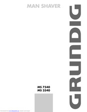 Grundig MS 7540 Instruction Manual