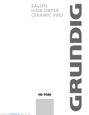 Grundig HD 9500 Instruction Manual