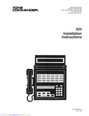 Tone Commander 524 Installation Instructions Manual