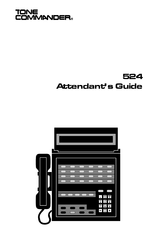 Tone Commander 524 Attendant's Manual