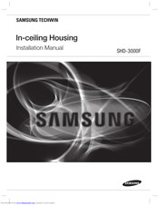 Samsung SHD-3000F Installation Manual