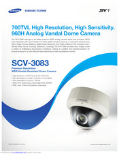 Samsung SCV-3083 Specifications