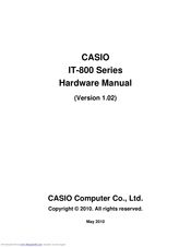 Casio IT-800 Series Hardware Manual