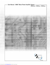 Architectural Acoustics MMA8752 User Manual