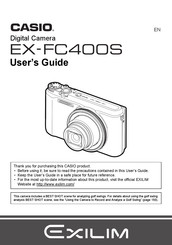 Casio Exilim EX-FC400S User Manual