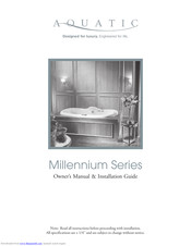 Aquatic Millennium IX Owner's Manual & Installation Manual