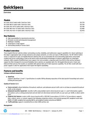 HP 5500-24G-SFP EI TAA Specifications