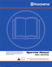 Husqvarna 967277502 Operator's Manual