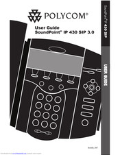 Polycom SoundPoint IP 430 SIP User Manual
