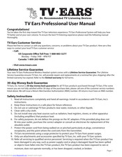 TV Ears TV Ears Professional User Manual