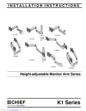 Chief K1C100 Installation Instructions Manual