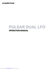 Propellerhead PULSAR DUAL LFO Operation Manual