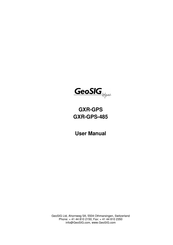 GeoSIG GXR-GPS-485 User Manual