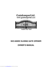 Gatekeeper SKC-600DC Owner's Manual