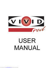 Christie Vivid Red User Manual