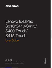 Lenovo IdeaPad S410 User Manual