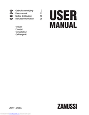 Zanussi Freezer User Manual