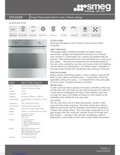 Smeg SFA304X Specification