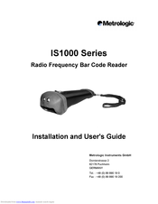 Metrologic IS1000 Series Installation And User Manual