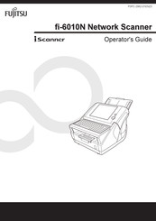 Fujitsu ScanSnap iScanner fi-6010N Operator's Manual