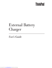 Lenovo External BatteryCharger User Manual