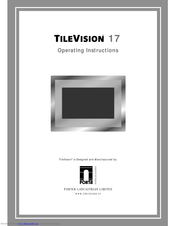 TileVision TV/17/FR3/PS Operating Instructions Manual