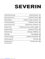 Severin SA 2966 Instructions For Use Manual