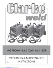 Clarke Weld Mig 150 Te Manuals Manualslib