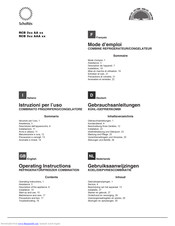 SCHOLTES RCB 3xx AAA xx Operating Instructions Manual