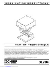Chief SMART-LIFT SL236i Installation Instructions Manual
